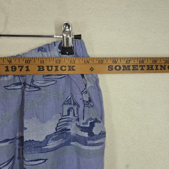 Vintage CC Collection Pants Womens Cottagecore Grandma 100% Linen Festival - Picture 3 of 12